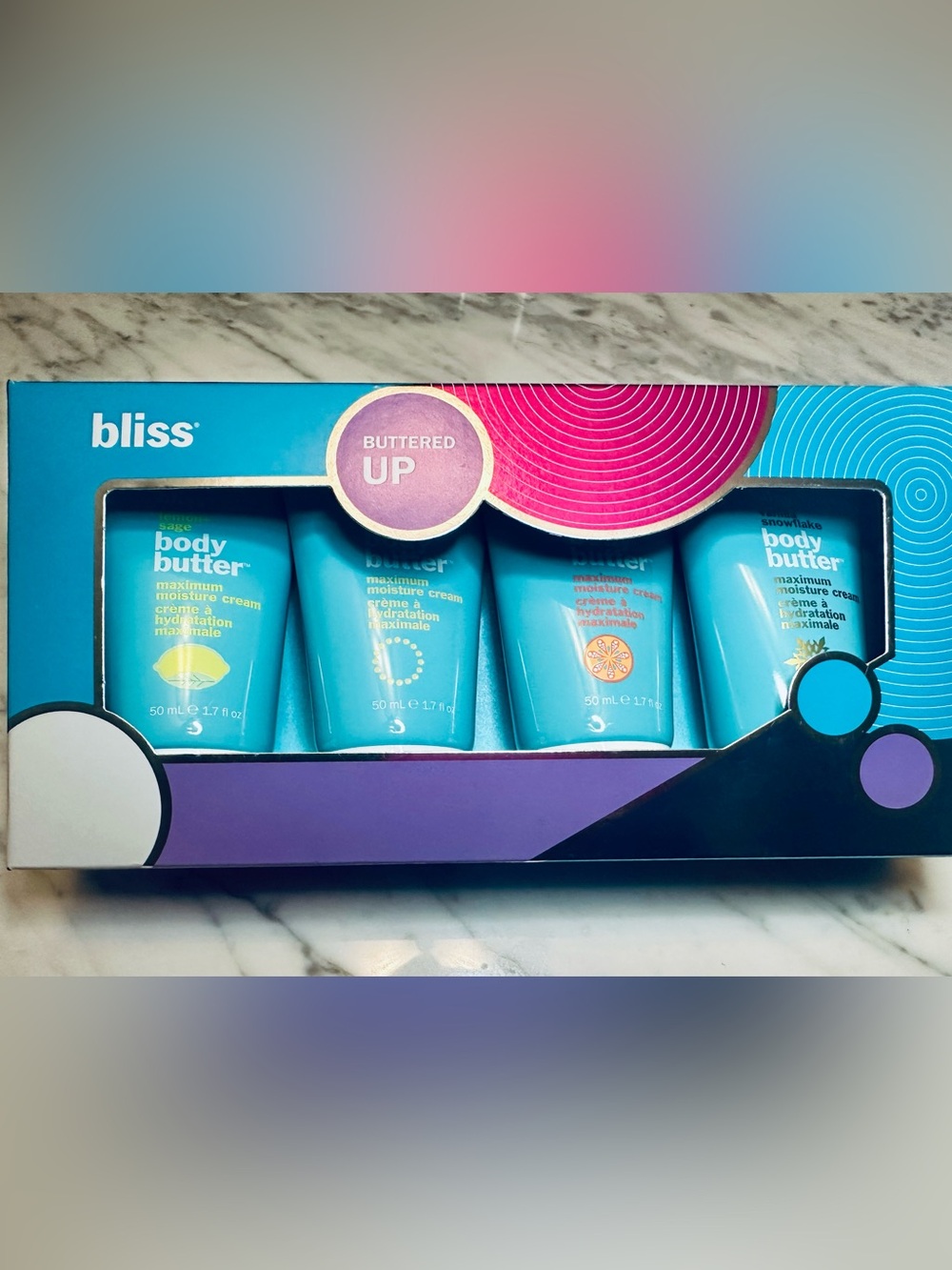 Bliss Buttered Up Maximum Moisture Cream Gift Set NIB